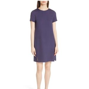 Modern Silk T-Shirt Dress